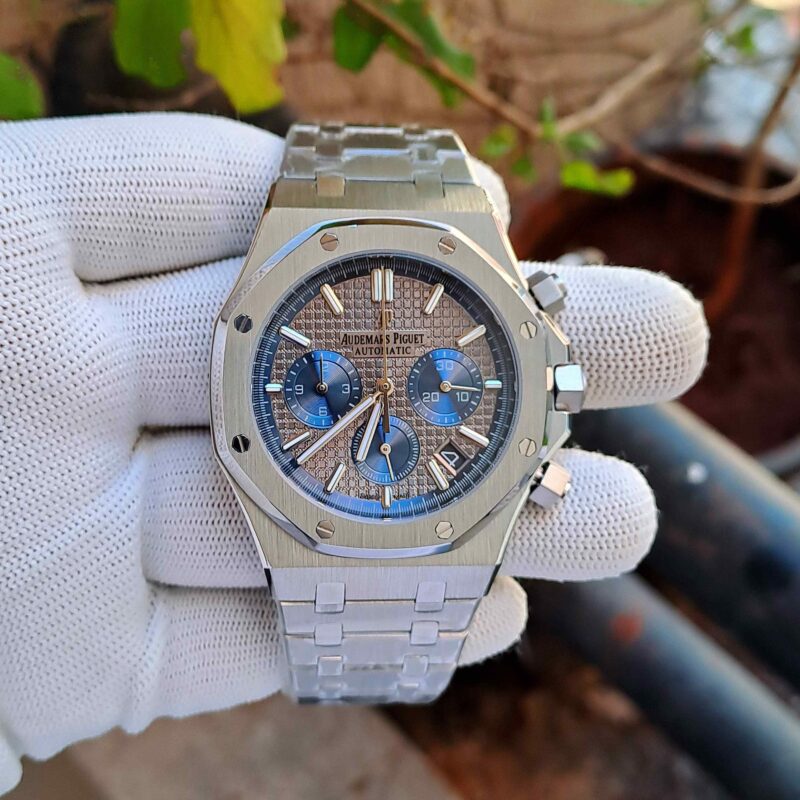 Audemars Piguet Royal Oak Chronograph Full Silver Grey Dial