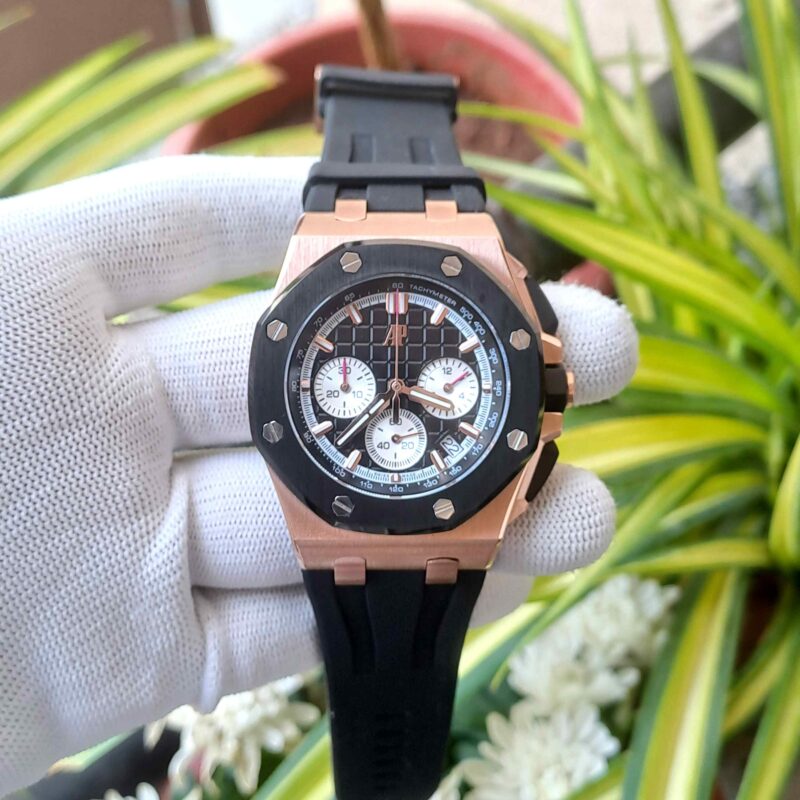 Audemars Piguet Royal Oak Offshore Chronograph Rose Gold Black Dial