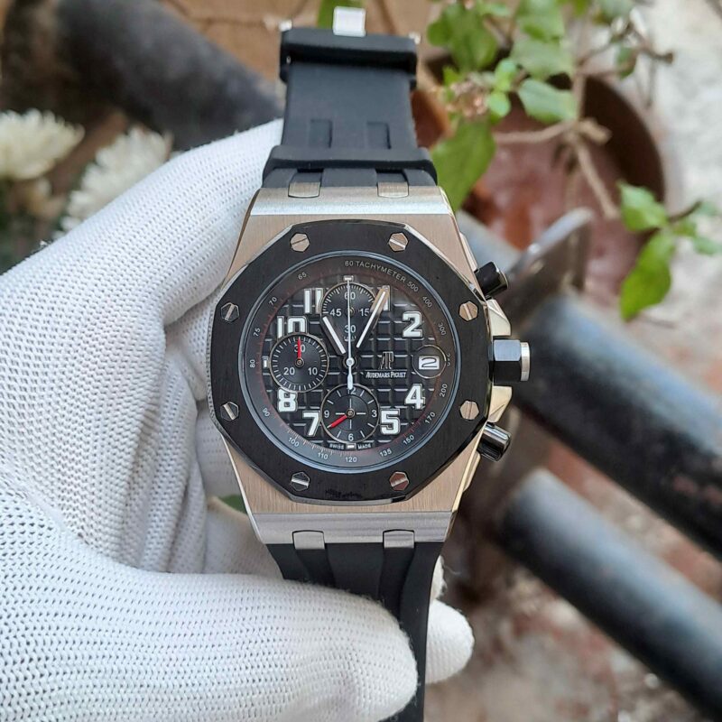 Audemars Piguet Royal Oak Offshore Chronograph Silver Black Dial