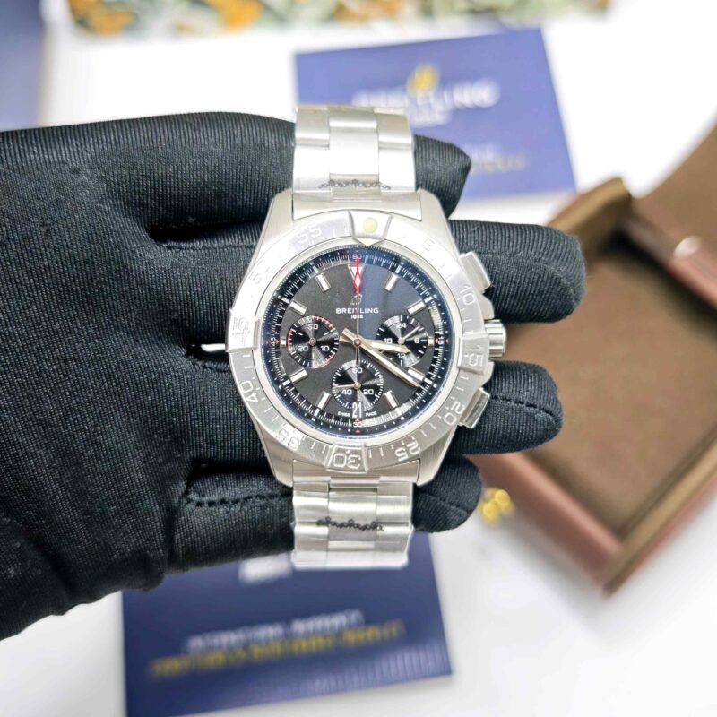 Breitling Avenger B01 Chronograph Steel Black Dial Stainless Steel