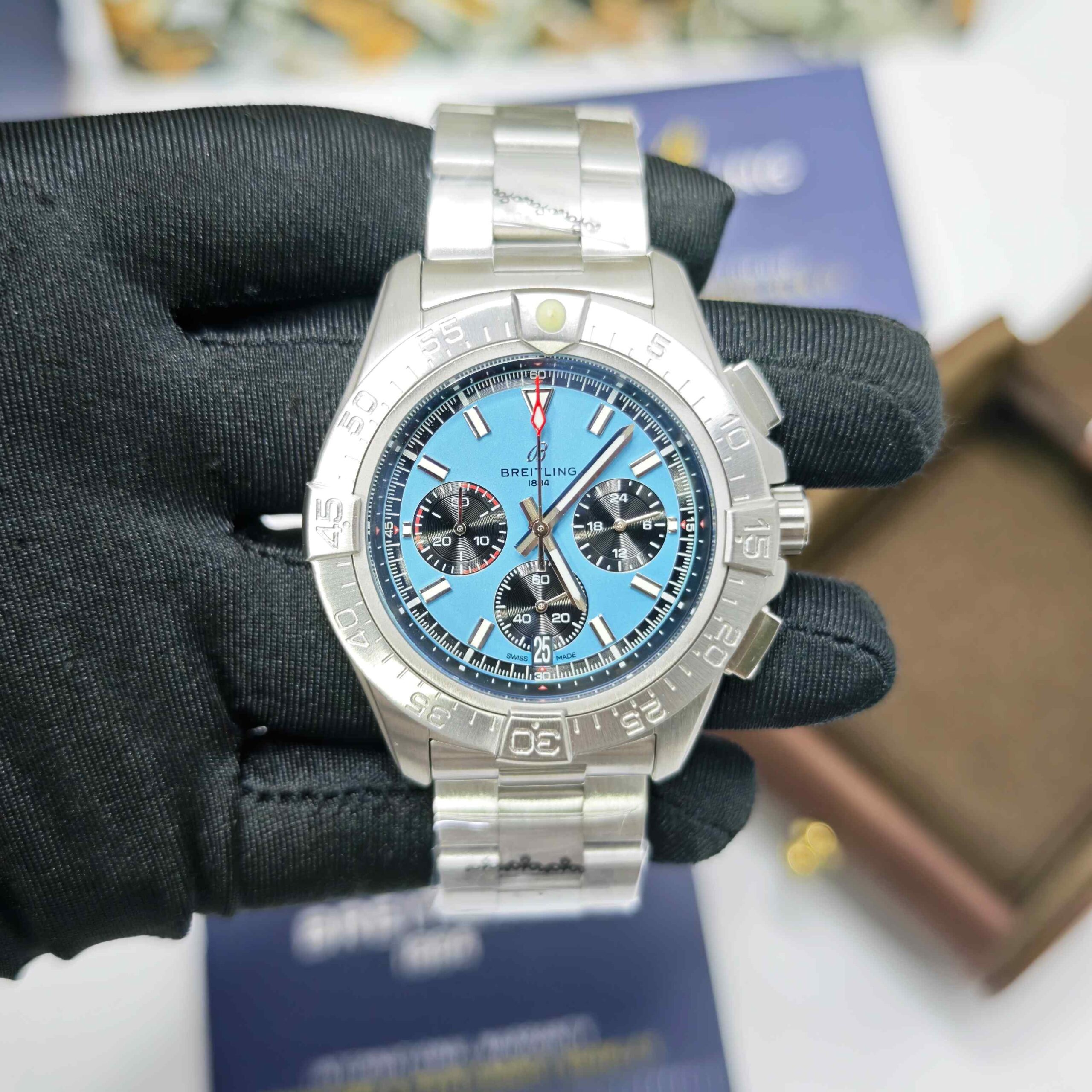 Breitling Avenger B01 Chronograph Steel Blue Dial Stainless Steel