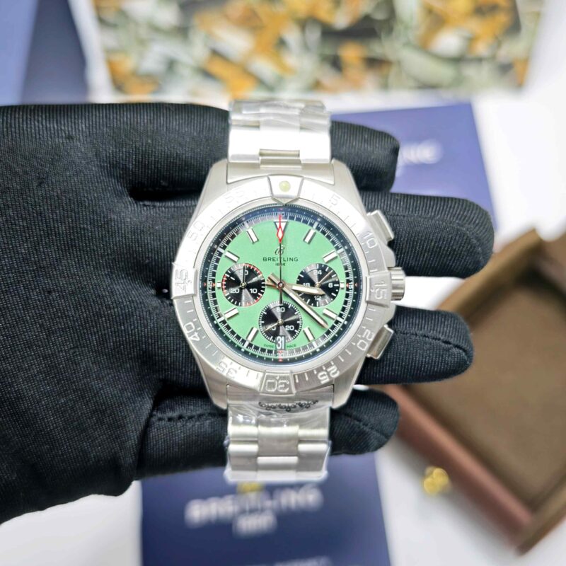 Breitling Avenger B01 Chronograph Steel Green Dial Stainless Steel