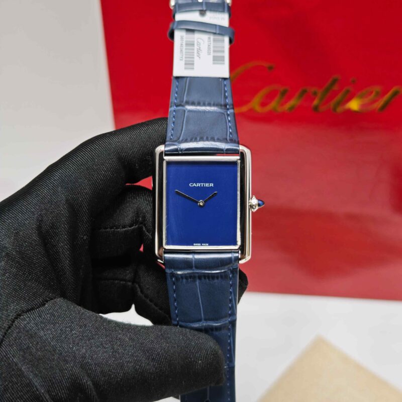 Cartier Tank Solo Steel Blue Dial