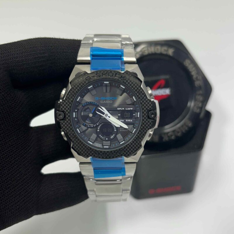 Casio G-Shock Stainless Steel Black Dial