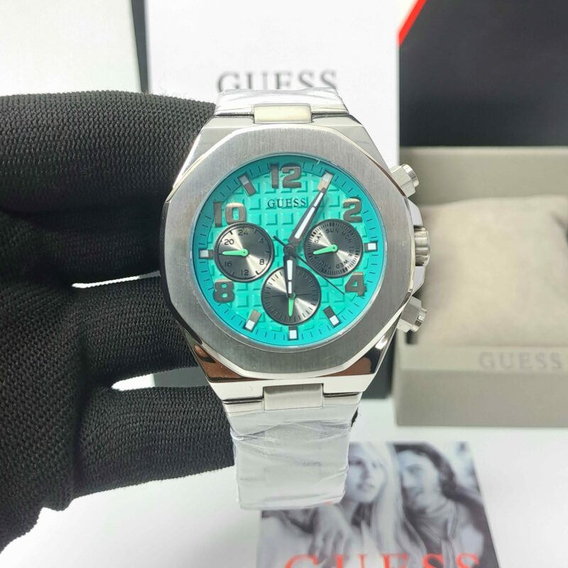 Guess Empire Multifunction Tiffany Blue Dial