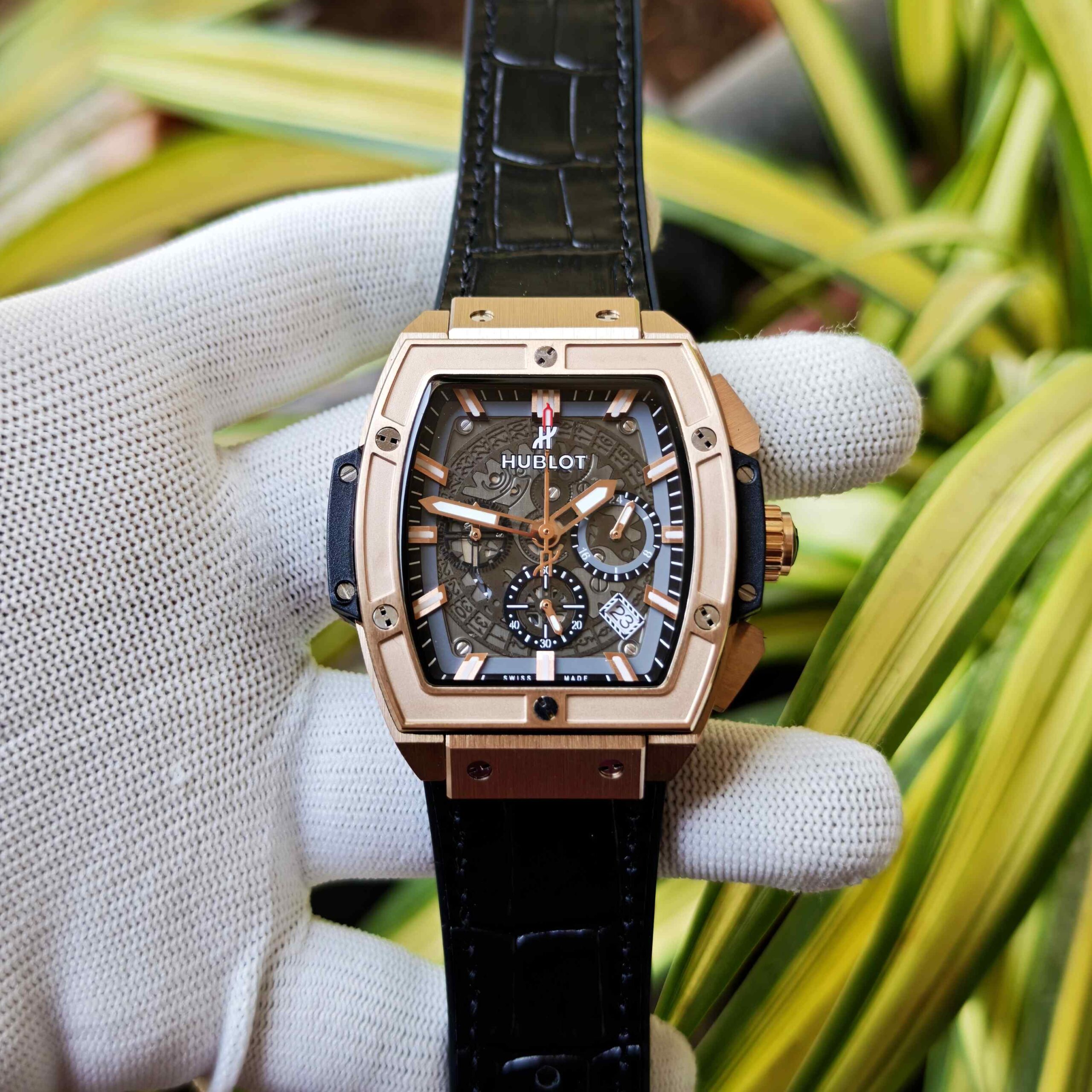 Hublot Limited Edition MP-06 Senna Champion 88 Full Rose Gold Black Dial - Image 2