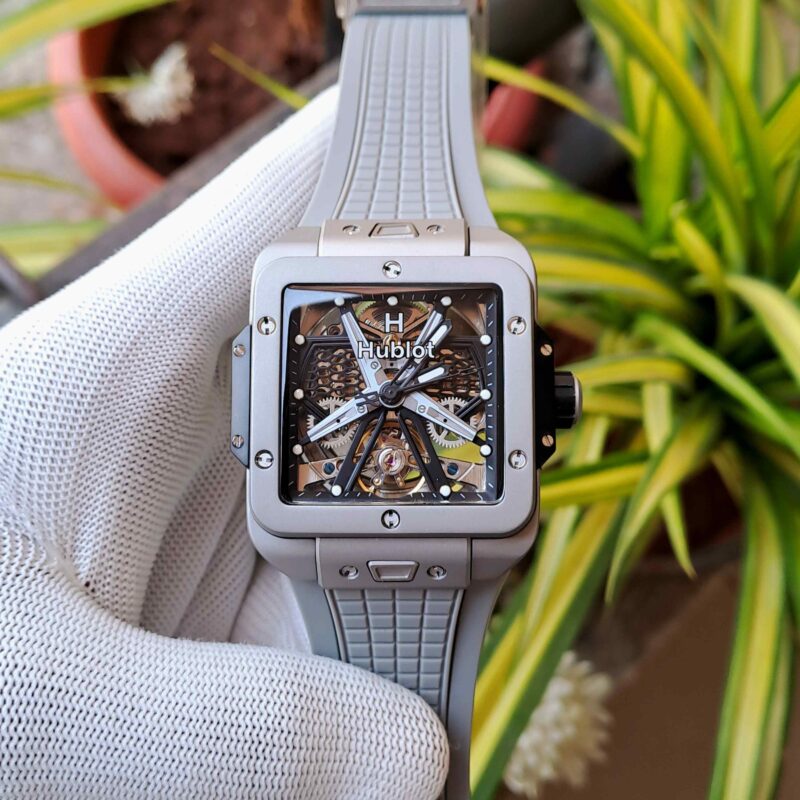 Hublot Square Bang Unico King Tourbillon Full Grey Edition