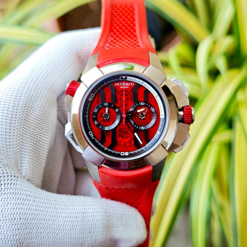 Jacob & Co Epic X Chronograph Steel Full Red Edition