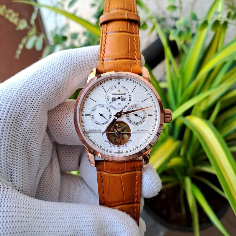 Jaeger LeCoultre Perpetual Calendar Tourbillon Rose gold