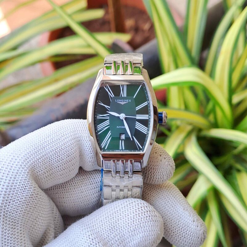 LONGINES EVIDENZA Steel Green Roman marking Dial