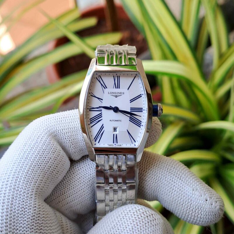 LONGINES EVIDENZA Steel White Roman Marking Dial