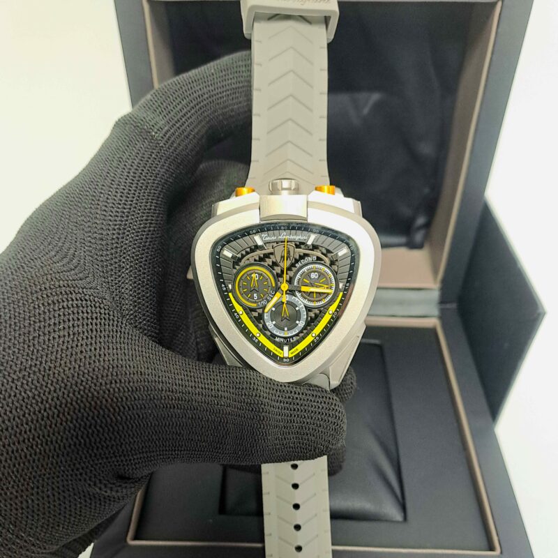 Lamborghini Spyder Chronograph Full Grey Yellow Marker Limited Edition