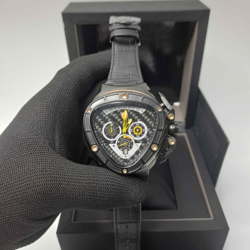 Lamborghini Tonino Spyder Full Black Chronograph Yellow Marker