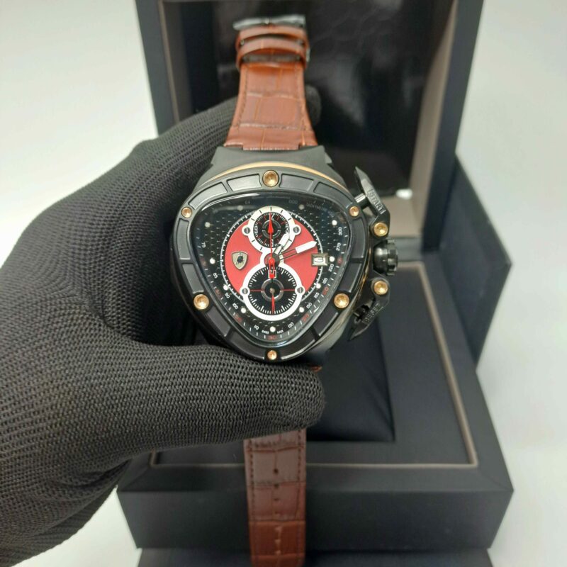 Lamborghini Tonino Spyder Full Black Red Chronograph Limited Edition