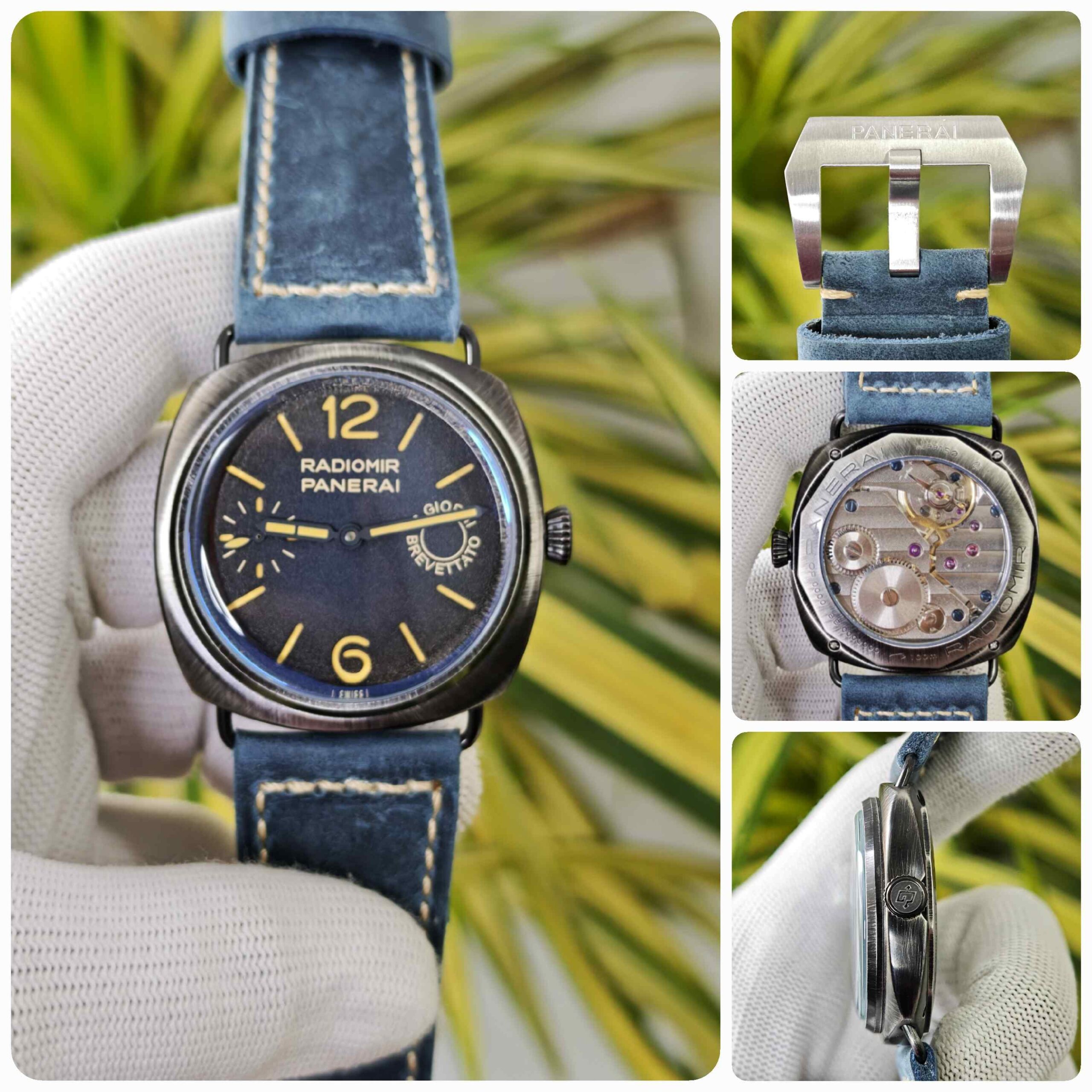 Luminor Panerai Radiomir Steel Blue Dial - Image 3