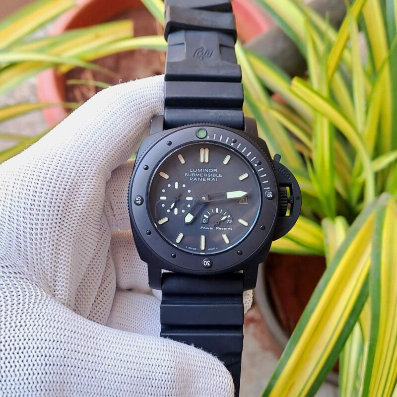 Luminor Panerai Submersible Power Reserve Full Black