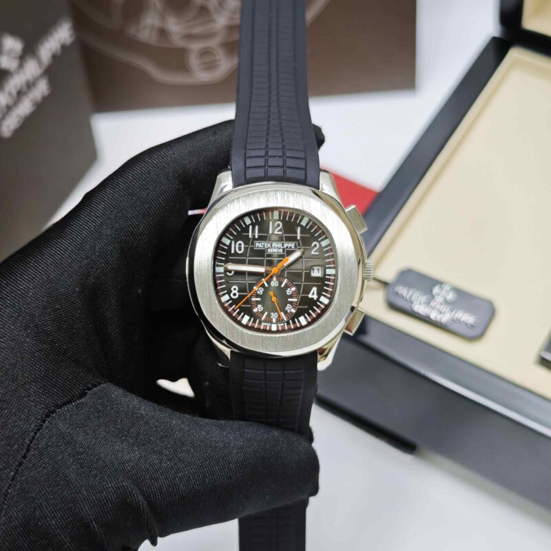 Patek Philippe Aquanaut Chronograph Steel Black Dial