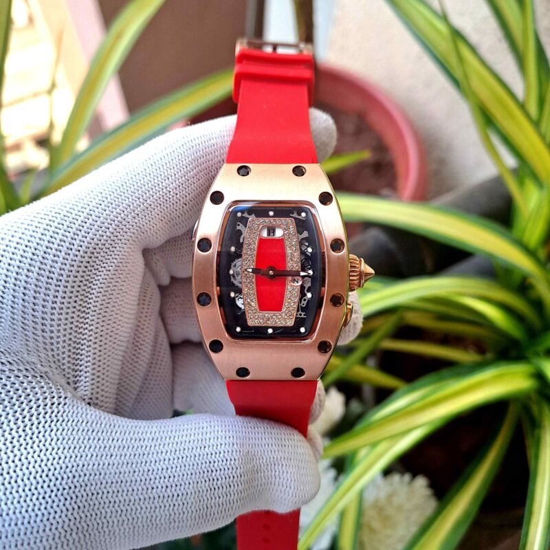 Richard Mille RM 07-01 Rose Gold Red Rubber