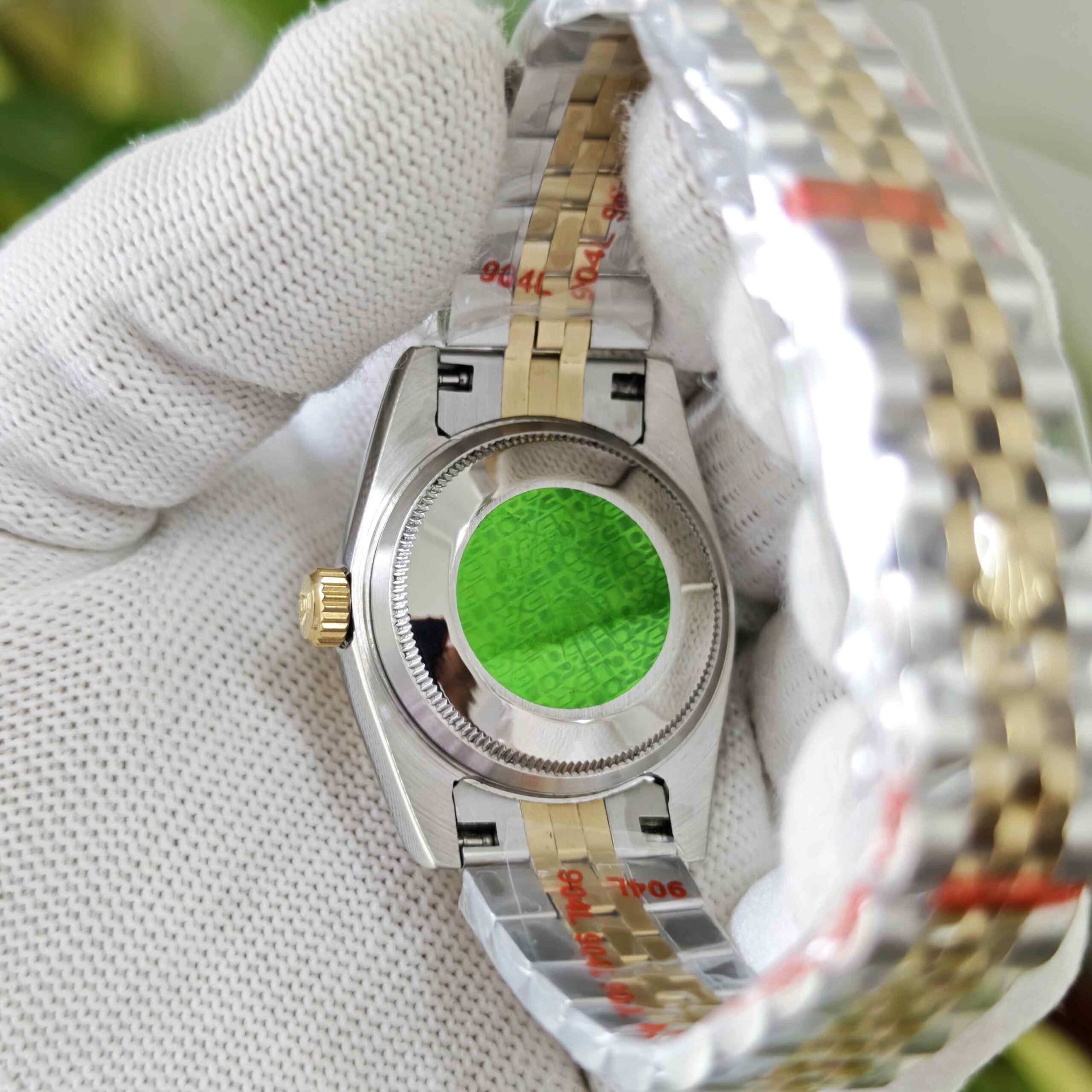 Rolex Date-Just Dual Tone Golden Dial Stick Marker - Image 3