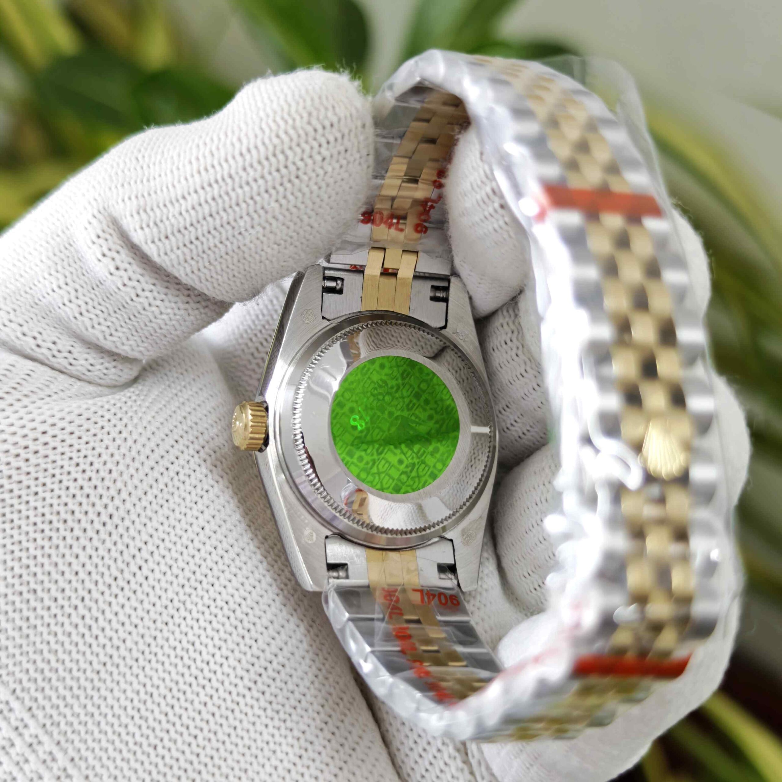 Rolex Date-Just Dual Tone White Dial Diamond Marker - Image 3