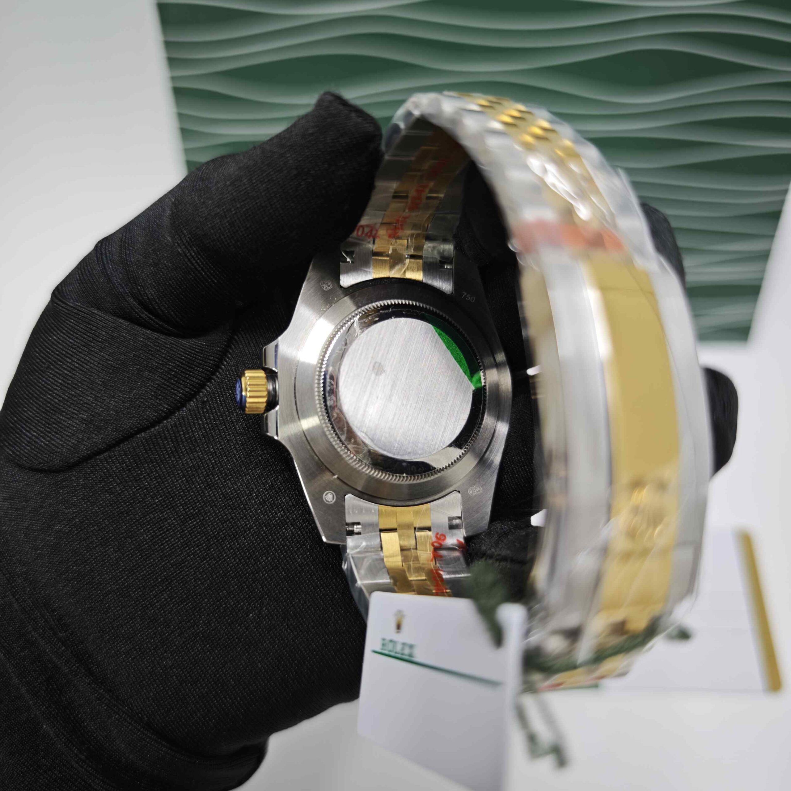 Rolex GMT-Master II Steel Black Dial Dual Tone Semi ETA - Image 2