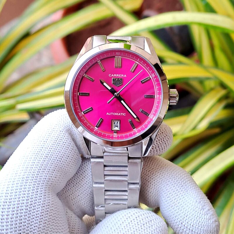 TAG Heuer Carrera Date-Steel Pink Dial