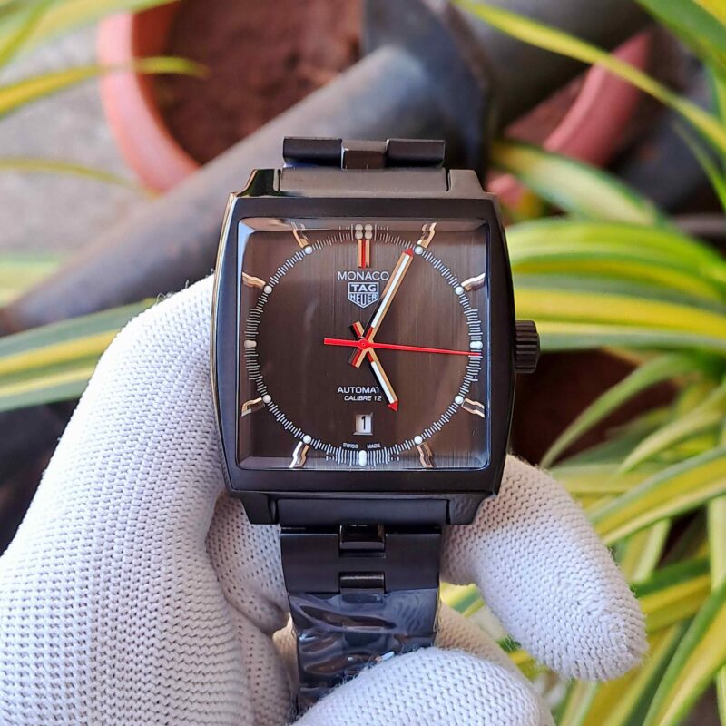 Tag Heuer Monaco Full Black Stainless Strap