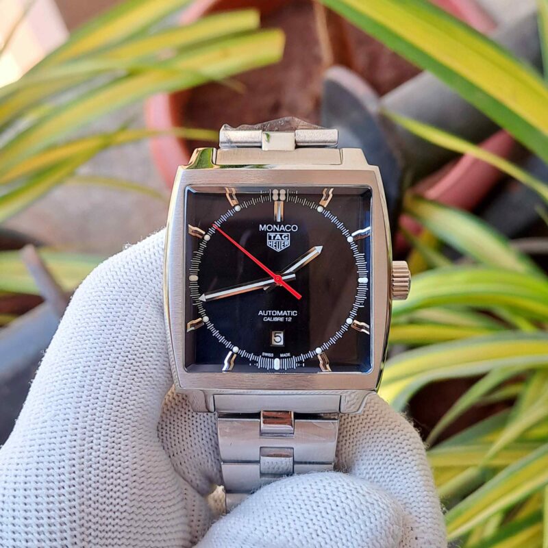 Tag Heuer Monaco Steel Black Dial