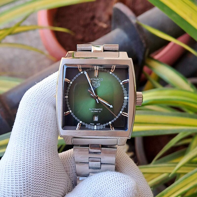 Tag Heuer Monaco Steel Green Dial