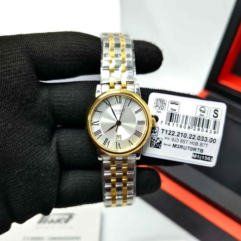 Tissot T1222102203300 Carson Dual Tone Silver Dial Store Quality