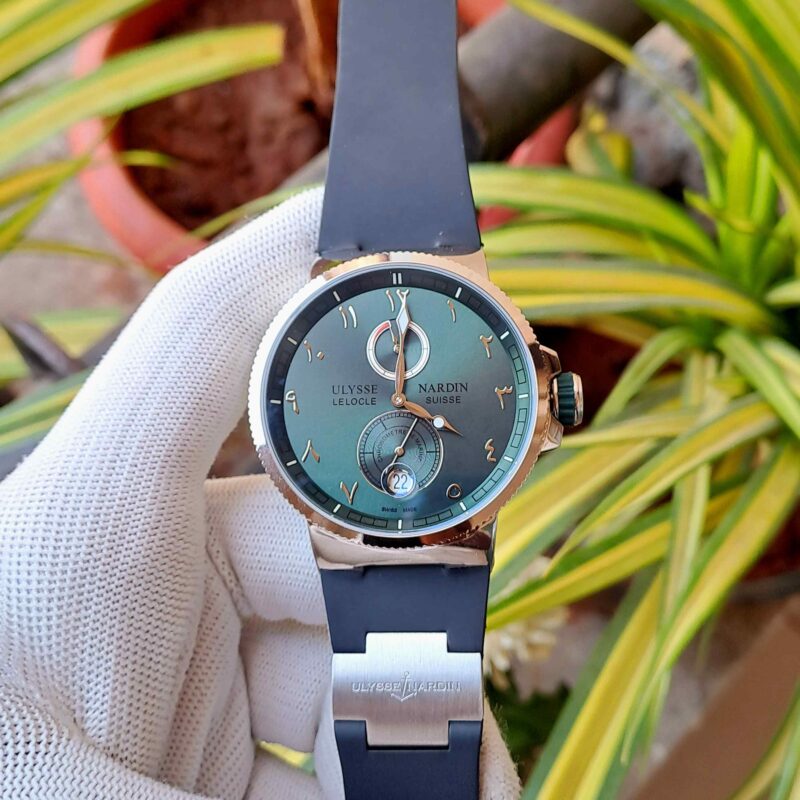 Ulysse Nardin Marine Chronometer Silver Green Dial