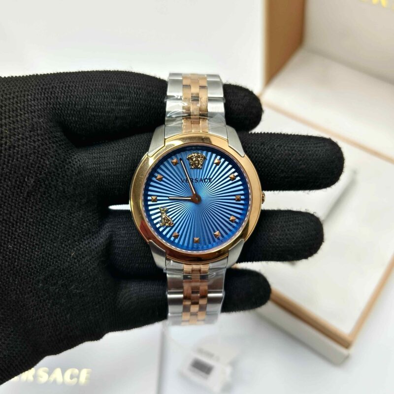Versace Audrey Dual Tone Blue Dial Store Quality