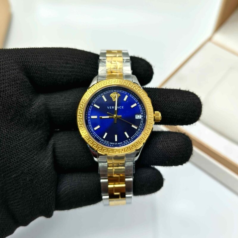 Versace Hellenyium Dual Tone Blue Dial Store Quality