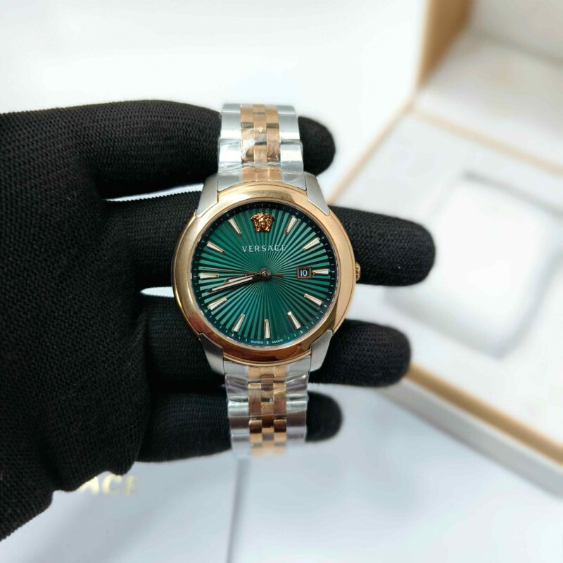 Versace V Urban Dual Tone Green Dial Store Quality