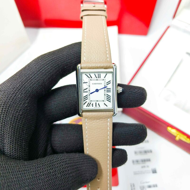 Cartier Tank Must Roman Marker Full Grey White Dial