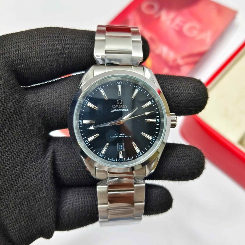 Omega Seamaster Aqua Terra Master Cronometer Steel Black Dial