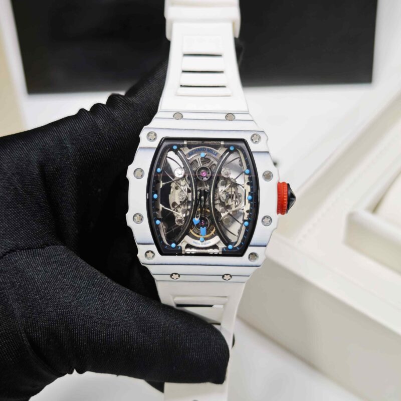 Richard Mille RM 35 01 Rafael Nadel White Rubber Strap