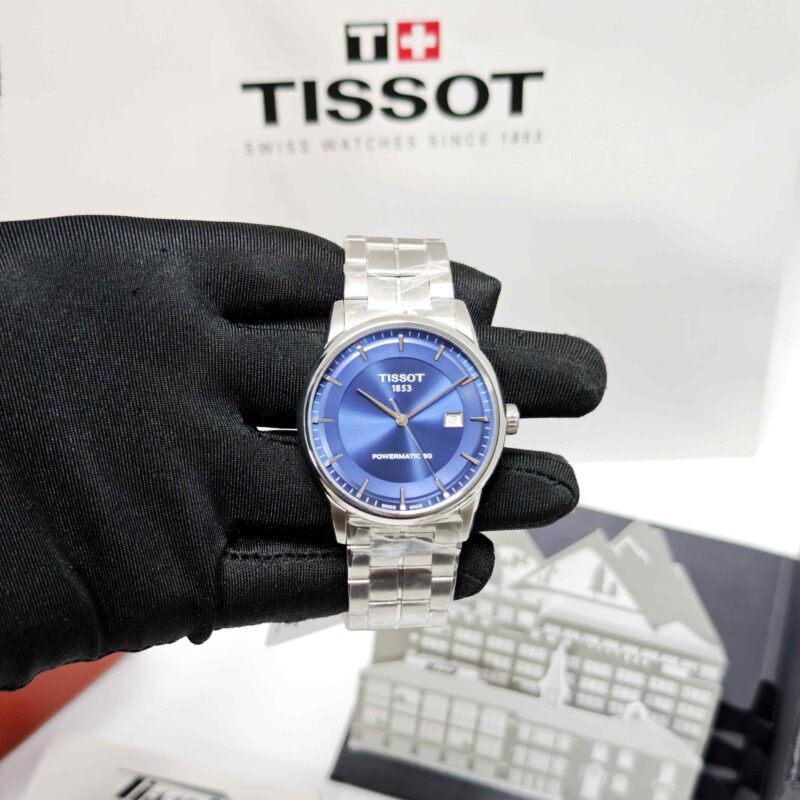 Tissot Luxury Powermatic 80 Stainless Steel Blue Dial