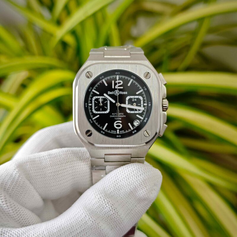 Bell & Ross BR-05 Chronograph Steel Black Dial