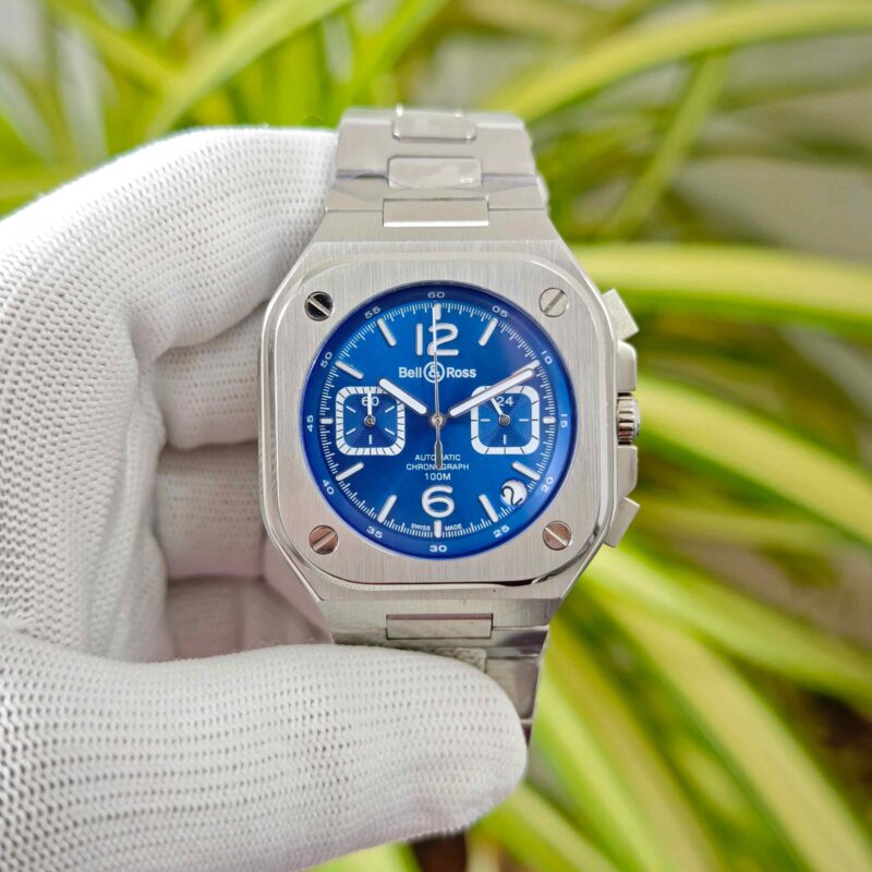 Bell & Ross BR-05 Chronograph Steel Blue Dial