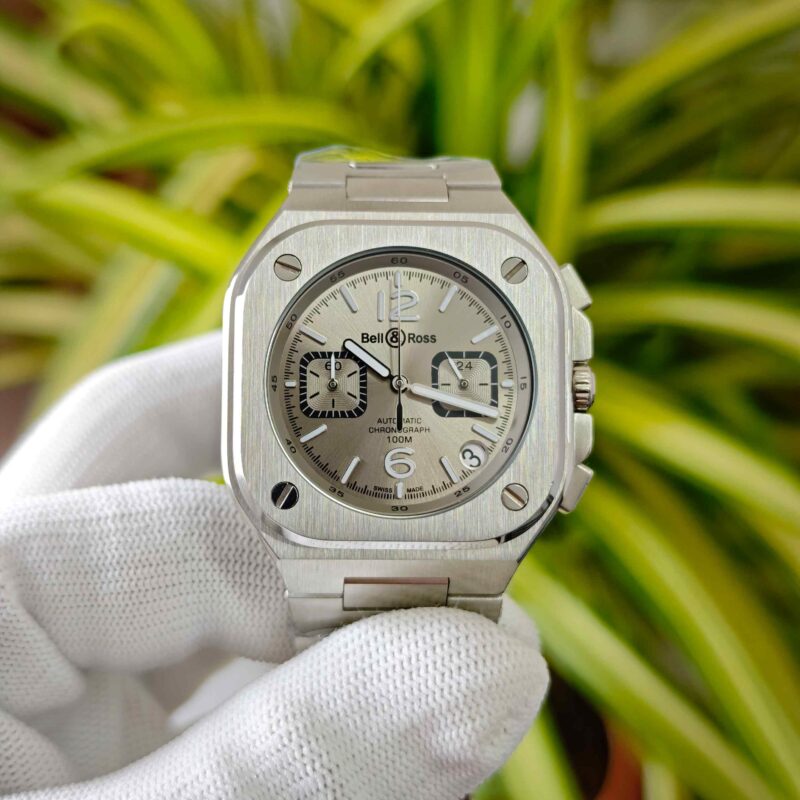 Bell & Ross BR-05 Chronograph Steel Grey Dial