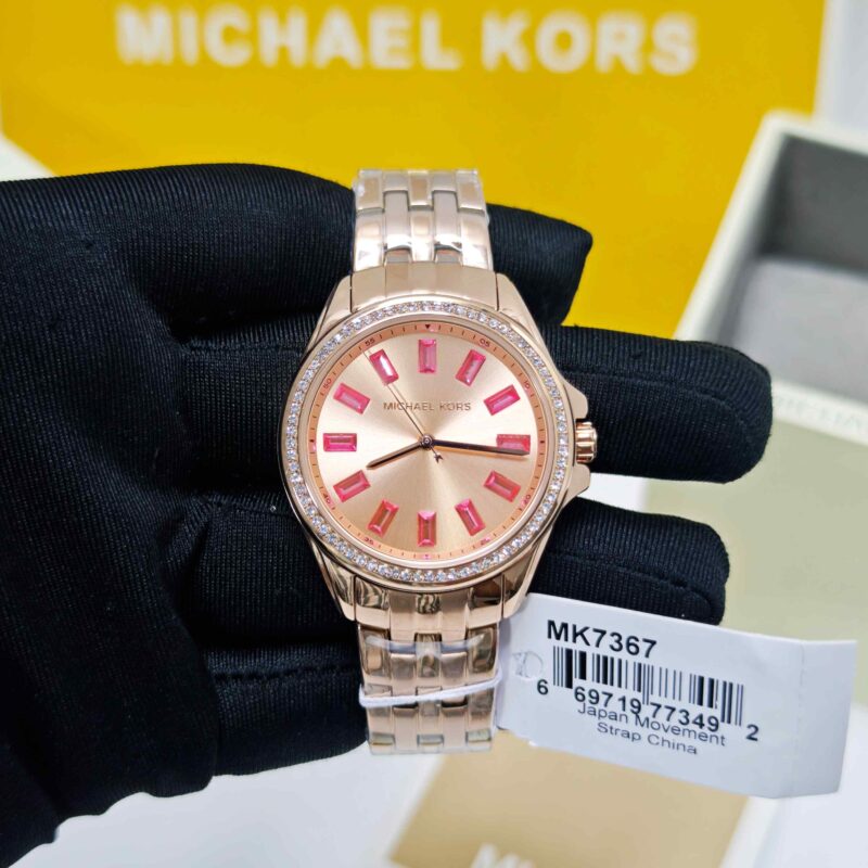 MICHAEL KORS Mini Pilot Pave MK7367 Rose Gold Dial