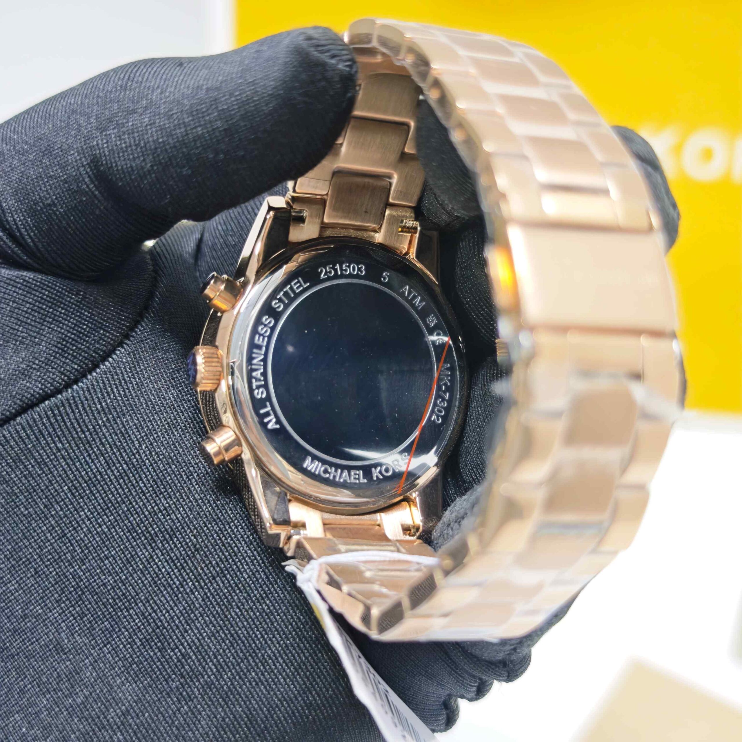 Michael Kors Ritz MK7302 Choronograph Rose Gold Rose Gold Diamond Dial - Image 4