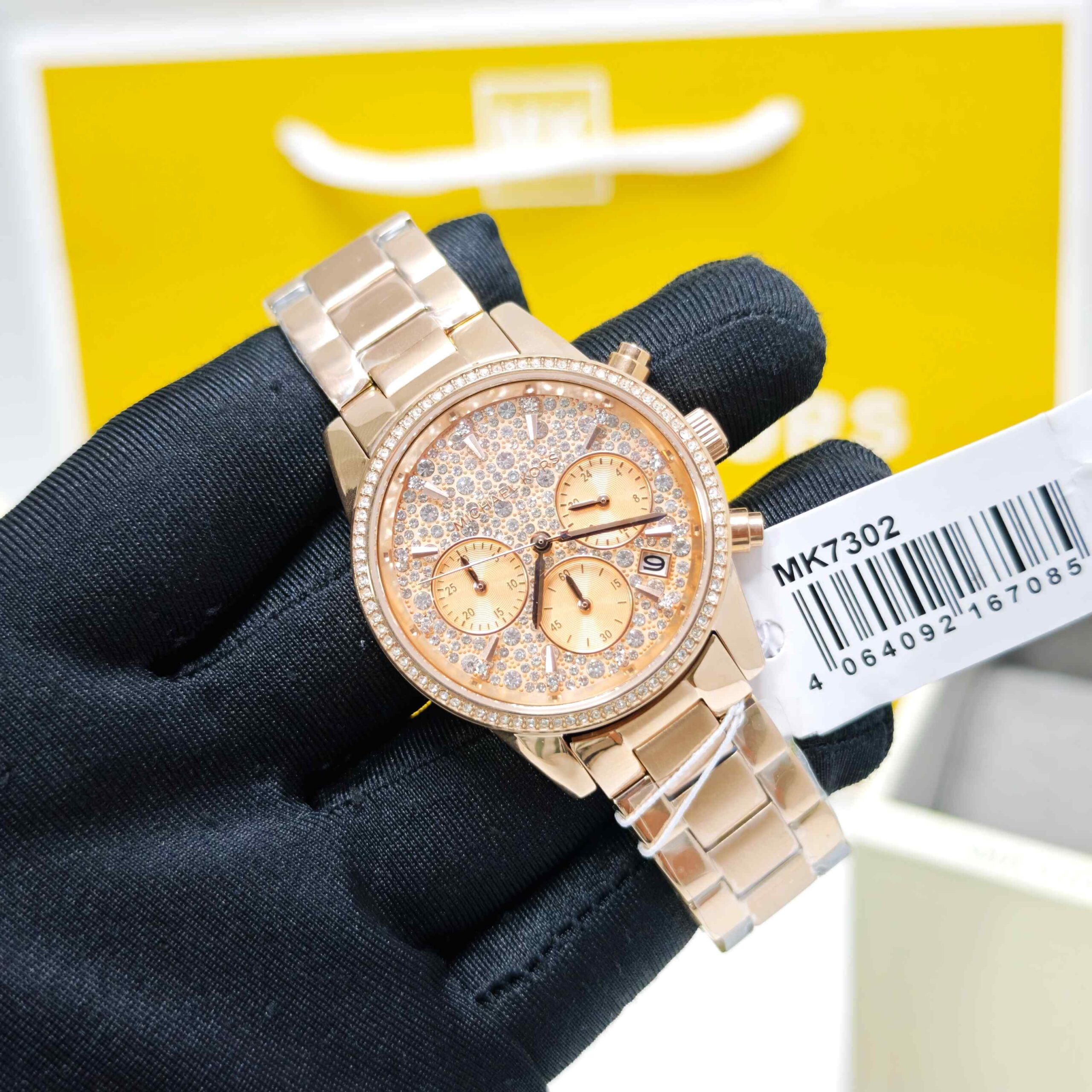 Michael Kors Ritz MK7302 Choronograph Rose Gold Rose Gold Diamond Dial - Image 3