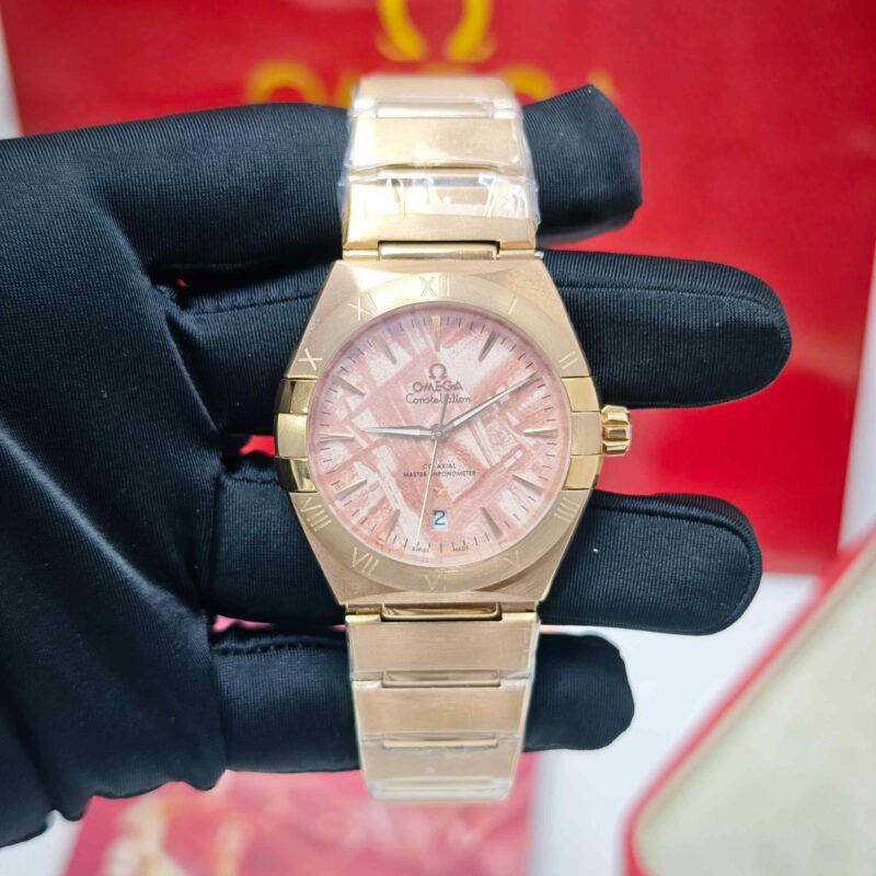 Omega Constellation Co-Axial Meteorite Pink Edition