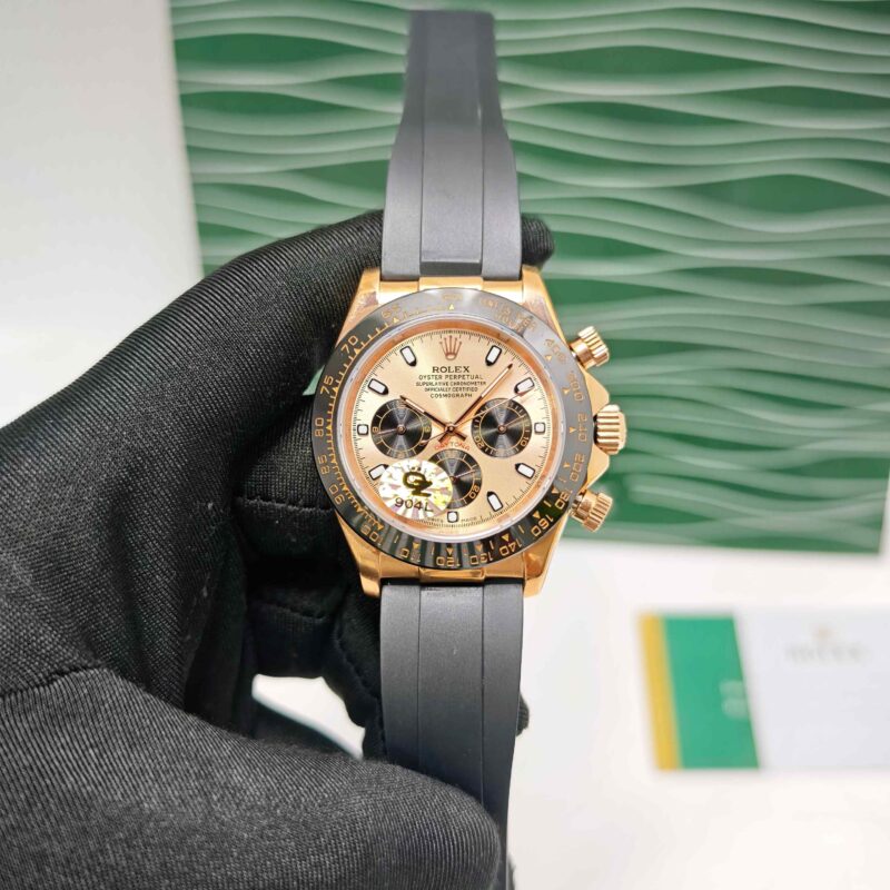 Rolex Oyster Perpetual Cosmograph Daytona Rose Gold Dail Semi ETA