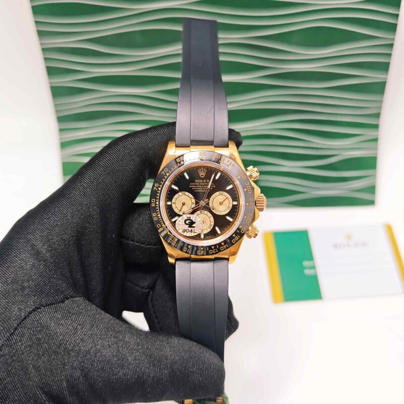 Rolex Oyster Perpetual Cosmograph Daytona Rose Gold Steel Semi ETA