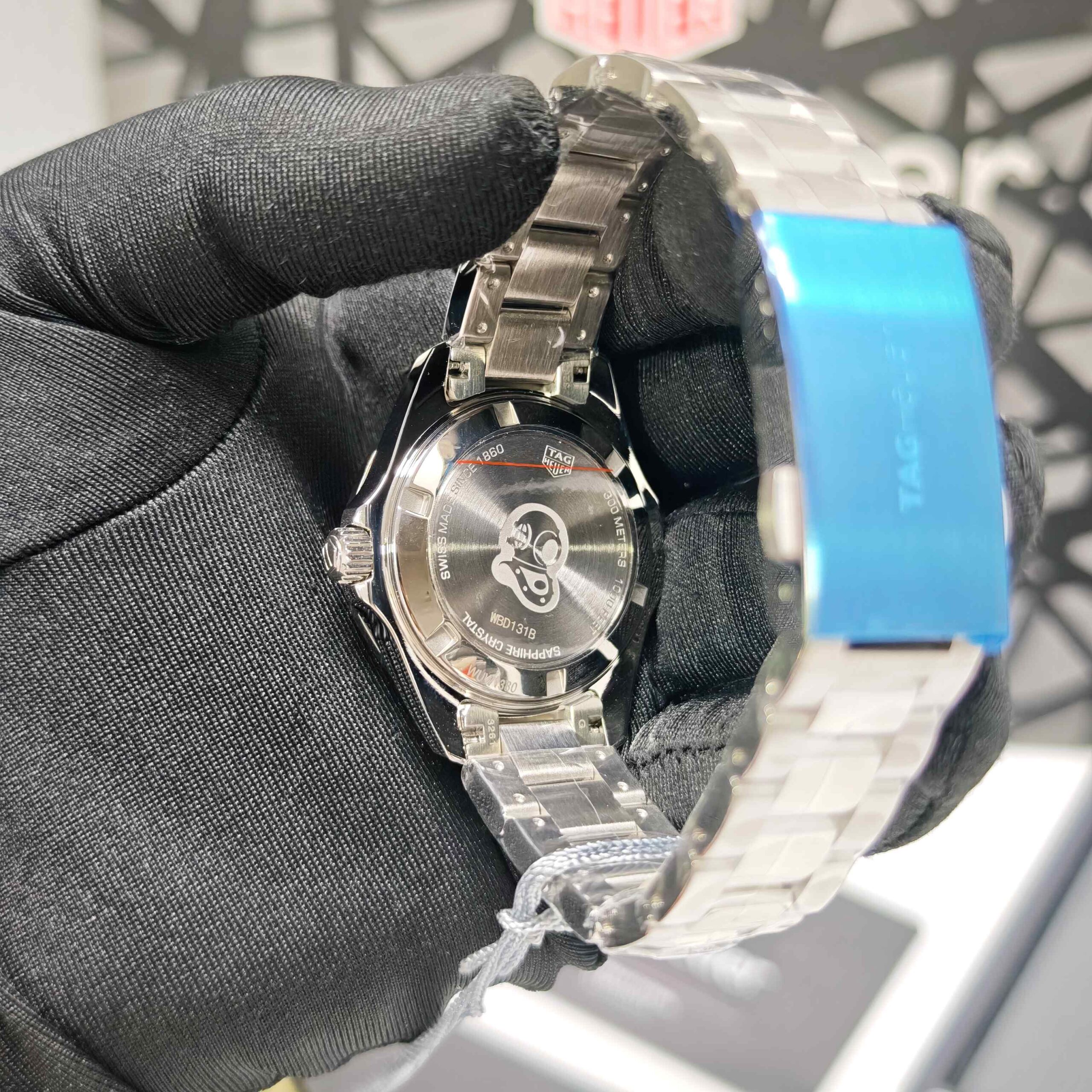 TAG Heuer Aquaracer 300M Stainless Steel White Diamond Dial Store Quality - Image 4