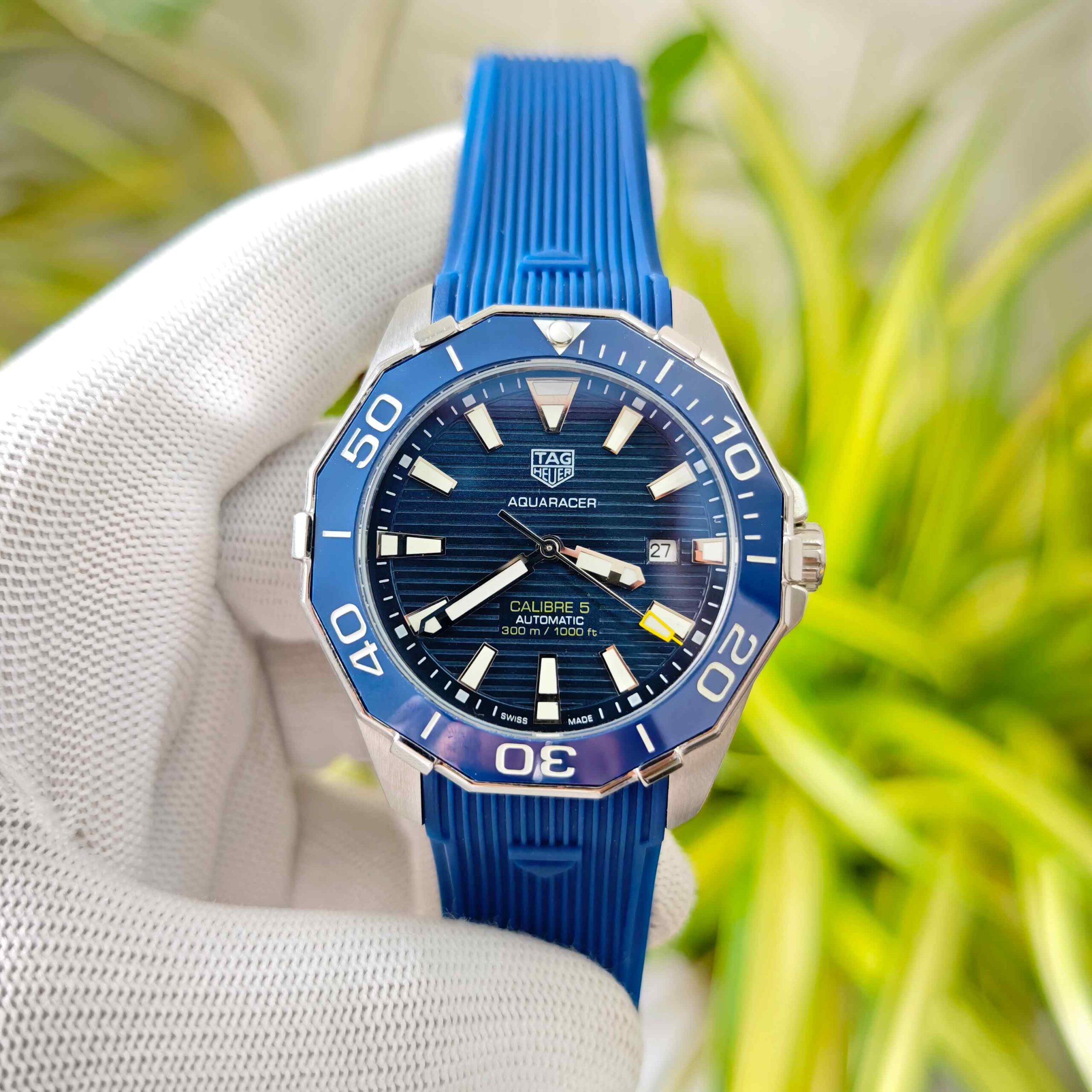 Tag Heuer Calibre 5 Aquaracer Blue Dial - Image 2
