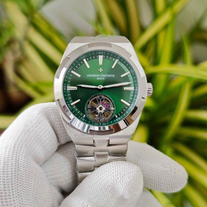 Vacheron Constantin Overseas 6000V Tourbillon Stainless Steel Green Dial